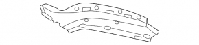 Left radiator deflector Mercedes W167 GLE 350 24-26