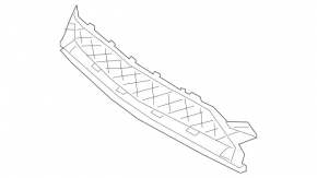 Lower grille of the front bumper Mercedes C-class W205 19-21