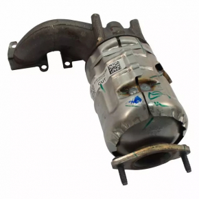 Front exhaust manifold with catalytic converter Ford Explorer 11-15 3.5