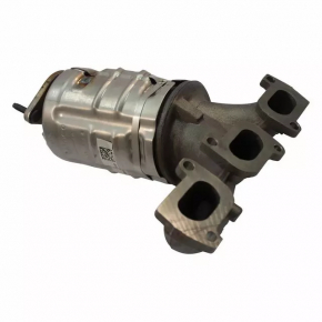 Front exhaust manifold with catalytic converter Ford Explorer 11-15 3.5