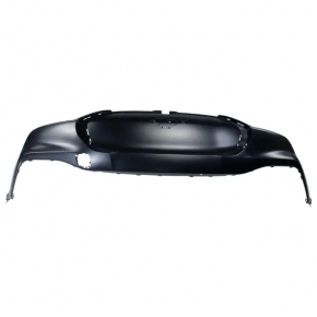 Front bumper, bare, Ford Mustang Mach-E 21-24, white, A3, for parking sensors and camera, scratches, bent