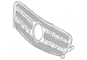 Mercedes GLA 15-17 radiator grille