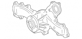 Water pump Toyota Highlander 20-22 3.5