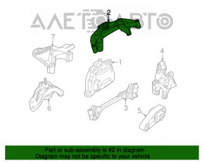 Engine bracket right Mini Cooper Countryman R60 10-16