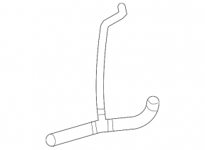 Cooling pipe lower Mercedes W221 BAPMIC