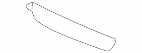 Front bumper mudguard right GMC Terrain 18-