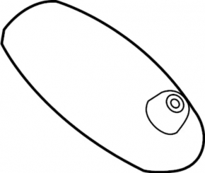 Antenna housing fin Nissan Leaf 18-22