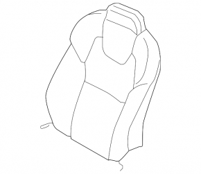 Volvo XC60 22-25 driver's seat with airbag, electric, heated, ventilated, black Nappa leather with perforation and knee support, with control unit, scratches, tear