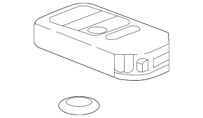 Key Honda CRV 17-22 4 buttons