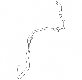 Power steering hose Lexus RX300 98-03 tank-rack