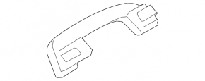 Ceiling handle rear left BMW X3 F25 11-17 gray