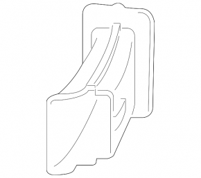Right brake cooling duct for BMW 5 F10 14-16 rear