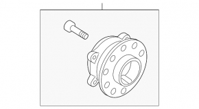 Rear right hub Hyundai Palisade 20-25