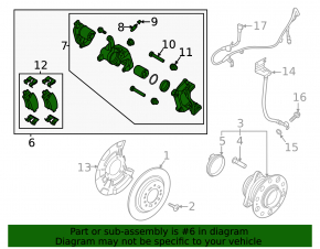 Rear left support Hyundai Sonata 20-24 electric