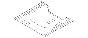 Trunk trough VW Jetta 19-