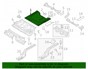 Trunk trough VW Jetta 19-