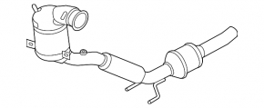 Intake pipe with catalytic converter VW Jetta 19- 1.4T