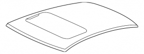 Metal roof for a 1920 Honda Accord with a sunroof