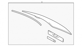 Rear window for Lexus GS300 GS350 GS430 GS450h 06-11