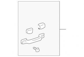 Rear ceiling handle for Lexus IS200 IS300 99-05