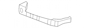 Front bumper mount left under headlight Mazda3 03-08 HB