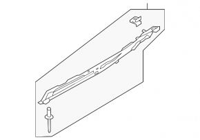 Ford C-max MK2 13-18 Boot Door Foot Open Sensor Bracket Broken Fastener