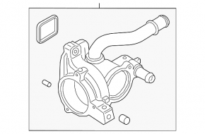 Thermostat housing Ford Explorer 20- 2.3T