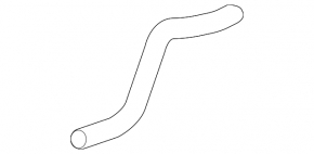 Cooling pipe Lexus NX200t NX300 NX300h 15-21 to the expansion tank of the cooling
