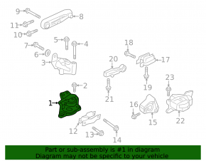 Engine mount right Volvo XC90 16-23