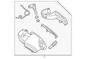 Subaru Forester 19-24 SK Fuel Filler Door Housing