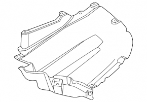 Left rear bumper guard for BMW 5 G60 24-25 i5