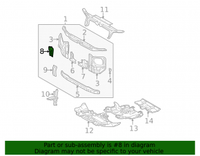TV side panel, upper right, Lexus GX470 03-09