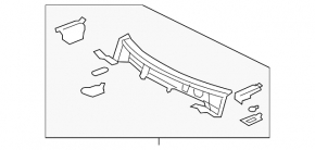 Metal wiper blade tray for Toyota Camry V40