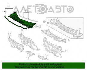 Lexus RX350 RX450h 10-15 plastic windshield wiper grille