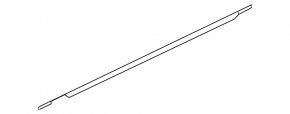 Door-glass molding, central front right, Mitsubishi Outlander 2007-2013