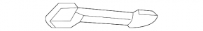Front bumper mount left Subaru Outback 15-19