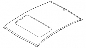 Metal roof Kia Forte 19-24 under the hatch