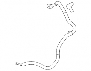 Negative battery terminal Chevrolet Malibu 16-25 with sensor