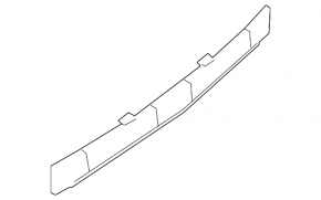 Rear Bumper Absorber Nissan Sentra 13-15 prerest