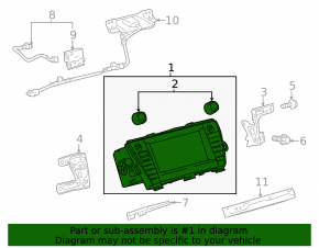 Monitor, display Toyota Prius V 15-16 rest