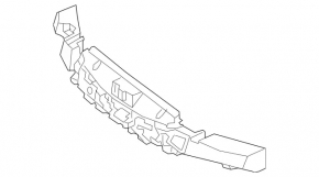 Mercedes W213 E 17-20 AMG Front Bumper Absorber pkg