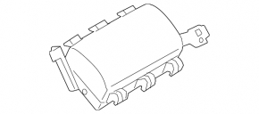 Airbag passenger in the dashboard Mazda 3 14-16 BM dorest