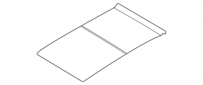Black sunroof shade for Ford Edge 19-24