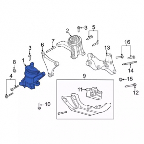 Engine mount right Ford Explorer 20- 2.3T