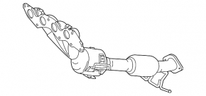 Exhaust manifold Mazda3 2.3 03-08
