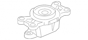 Land Rover Range Rover Evoque 14-18 gearbox mount