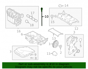 Mitsubishi Outlander 22-25 2.5 Oil Dipstick