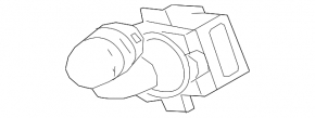 Left steering column switch for Jaguar F-Pace X761 17-21 for front and rear fog lights