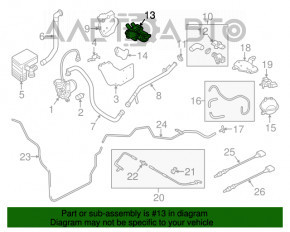 EGR valve Audi Q5 8R 13-16 hybrid
