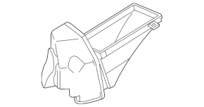 Lower air filter housing cover Nissan Murano z50 03-07